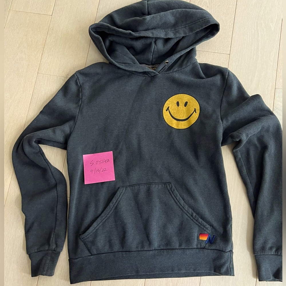 Aviator Nation Smiley Hoodie Size XS